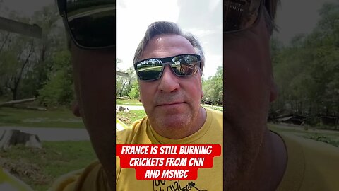 France still burning, no news coverage in USA