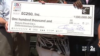Funds to help celebrate Ellicott City's 250th Year