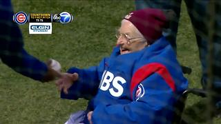 Sister Jean throws out first pitch at Wrigley for Cubs opener
