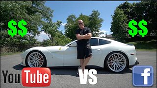 Here's How Much Ad Revenue My $250K Ferrari Made On Youtube (And Facebook)