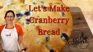 Let's Make Cranberry Orange Cake! (Cranberry Orange Bread) Great Last Minute Idea for Thanksgiving!