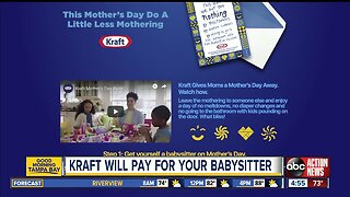 Kraft will pay you $100 to get a babysitter on Mother's Day