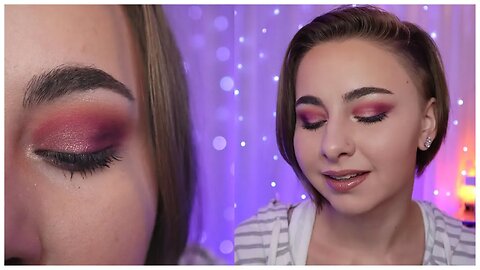 PINK EYES that SPARKLE | Pink + Purple Eyeshadow Look with *SPARKLE*