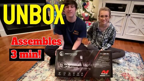 Unboxing the Minelab Manticore Metal Detector!