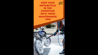 Top 3 Basic Tips to Maintain Your Motorcycle In An Excellent Condition *
