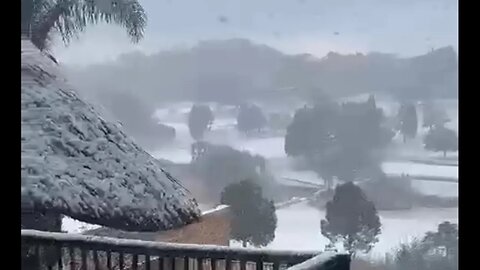 Heavy Snowfall In Johannesburg, Gauteng 10 July 2023