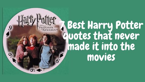 #harrypotterquotes #shorts 7 Best Harry Potter quotes that never made it into the movies