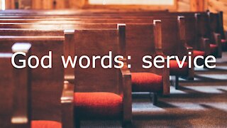God words: service