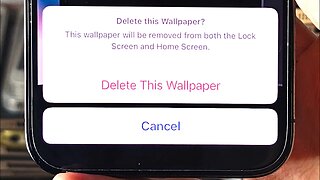 How To Delete Wallpaper on Lock Screen iPhone iOS 17