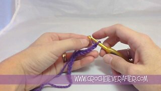 Single Crochet Tutorial #1: Single Crochet Into Foundation Chain