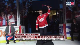 Detroit Red Wings to hold news conference with Steve Yzerman