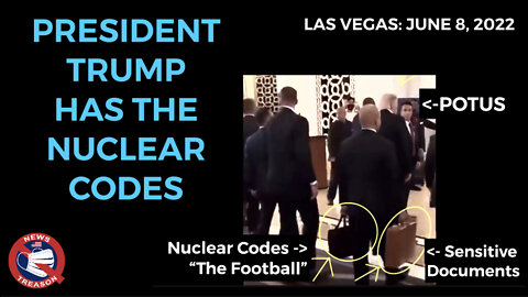 Trump Spotted With The Nuclear Codes - Las Vegas 7/9/22