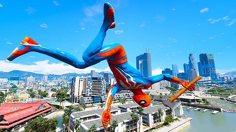 GTA 5 SPIDERMAN Ragdolls 4k Compilations #with GTA Blade (GTA 5 Fails Funny moments/Ragdolls) eps191