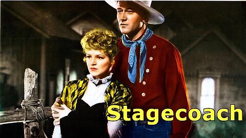 Stagecoach 1939 1440p - John Wayne | Claire Trevor | John Ford