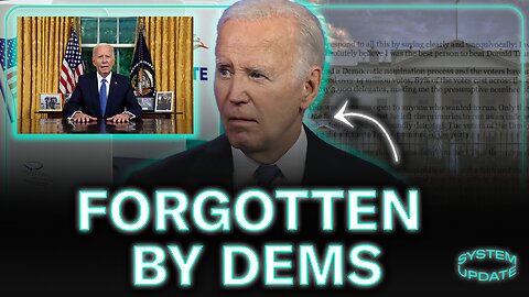 What Happened to Joe?: Dems' Memory-Holing of Biden's Ouster