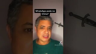 Pode usar o WhatsApp na China? #eleicoes2022 #shorts #short #youtubeshorts #shortsvideo