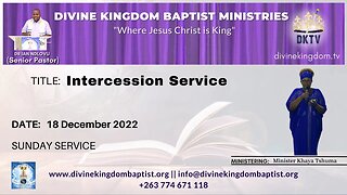 Intercession Service (18/12/22)