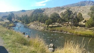 Gardiner River in Yellowstone