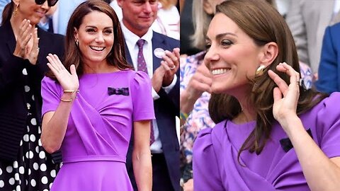 Princess Kate Middleton Steals Spotlight at Wimbledon! 👑🎾