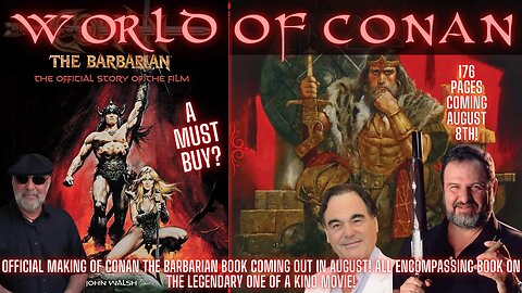 Official Behind the Film Book on the 1982 Conan Movie Coming This August!