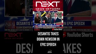 DeSantis Takes Down Newsom in Epic Speech #shorts