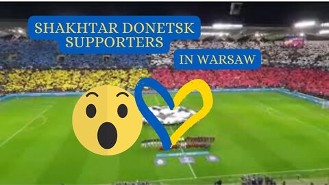 #Shorts WATCH SHAKHTAR DONETSK SUPPORTERS IN WARSAW –AMAZING CHOREOGRAPHY