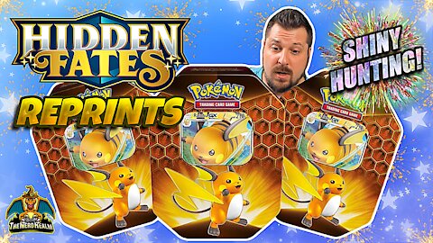 Hidden Fates Reprint Tins | Raichu | Shiny Hunting | Pokemon Cards Opening