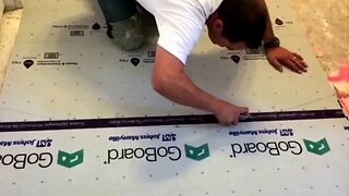 How to Cut and Install Go Board Tile Backer Board in Minutes!