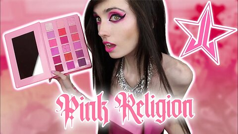Trying the Jeffree Star Pink Religion Collection!
