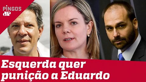 Oposição pede cassação de Eduardo Bolsonaro