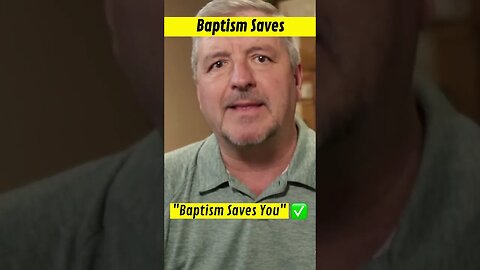 Baptism Saves - #1 - #shorts