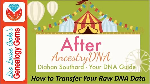 How to Transfer Your Raw DNA Data for Genealogy and Family History with Diahan Southard