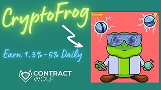 Crypto Frog NFT Review | Earn 1.3%-5% Daily With Crypto Frog 🐸 NFT's