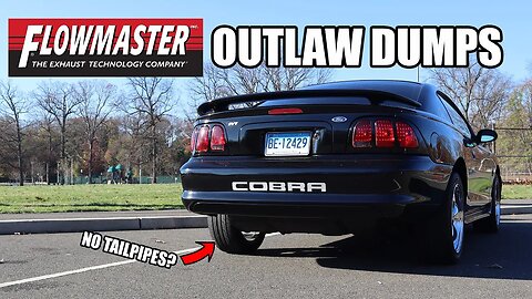 1998 Mustang Cobra Exhaust (O/R X-Pipe w/Flowmaster Outlaws) [INSANE!!!]