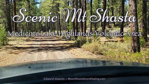 Forest road 3 - Medicine Lake Highlands Volcanic Area - Scenic Mt Shasta