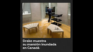 Drake comparte en las redes cómo se inundó su mansión en Toronto