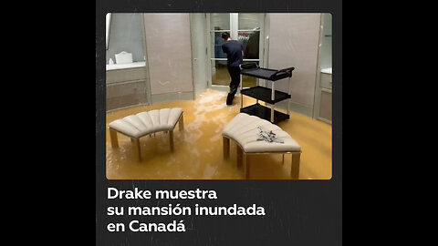 Drake comparte en las redes cómo se inundó su mansión en Toronto