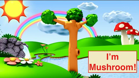 Cartoon for Kids - Mushroom Funny Kids Video - Children Funny Cartoon - Interesting Kids Video