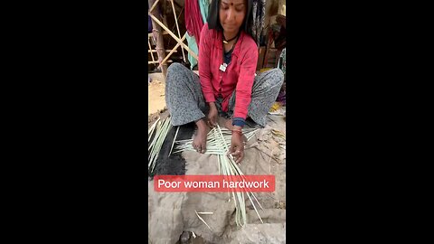 poor woman hard work
