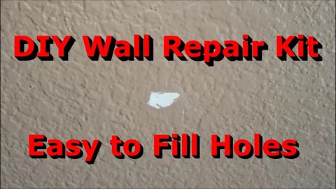 DIY Spackle Wall Repair Kit Test and Review - Easy Wall Repair