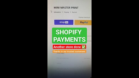 Shopify Payments for non supported countries 😻