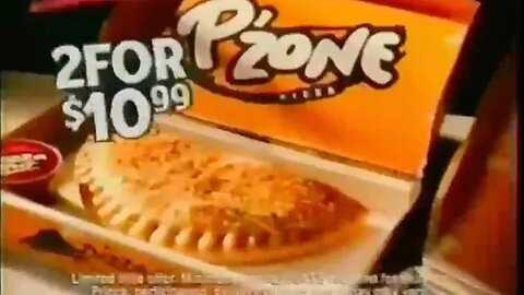 "2000's Pizza Hut Get That P'Zone In My Mouth Commercial 5.99" (2007) Lost Media