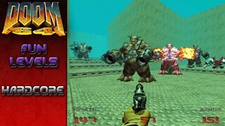 Doom 64: Fun Levels - Hardcore (with commentary) PS4