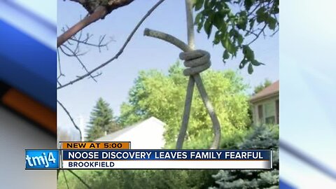 Noose discovery leaves family fearful