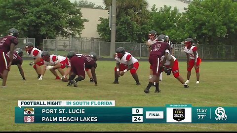 Port St. Lucie falls to Palm Beach Lakes 24-0
