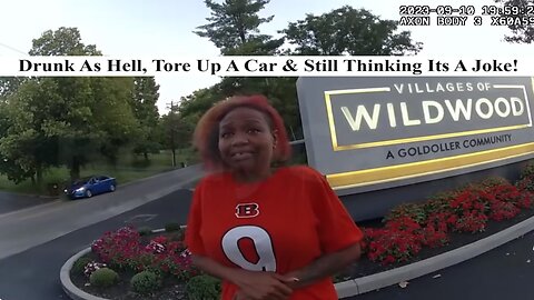 Negro Queen Causes Disastrous Accident After Driving Drunk Yet Takes The Entire Incident As A Joke!