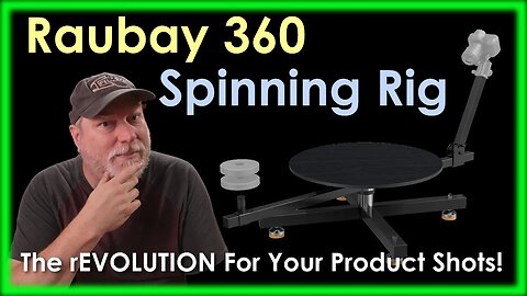 Raubay 360 Orbiting Spinner Camera Rig - Create A Completely New Perspective To Your Subjects