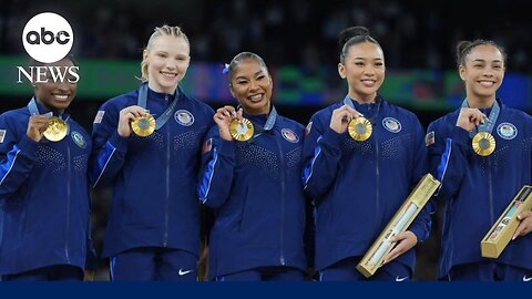Simone Bile cements place in history, leading the US women's gymnastics team to gold