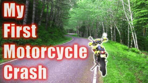My First Motorcycle Crash - 10 Years Ago Today - Alone in the Forest
