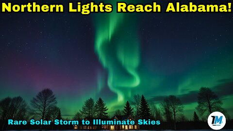 Rare Solar Storm to Illuminate Skies: Northern Lights Reach Alabama!